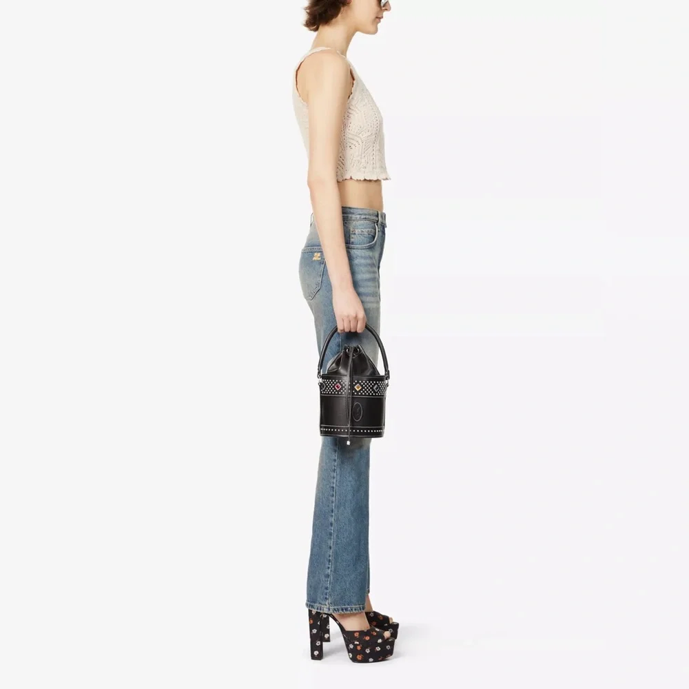 Saint Laurent Bahia Small Bucket‎ Bag black